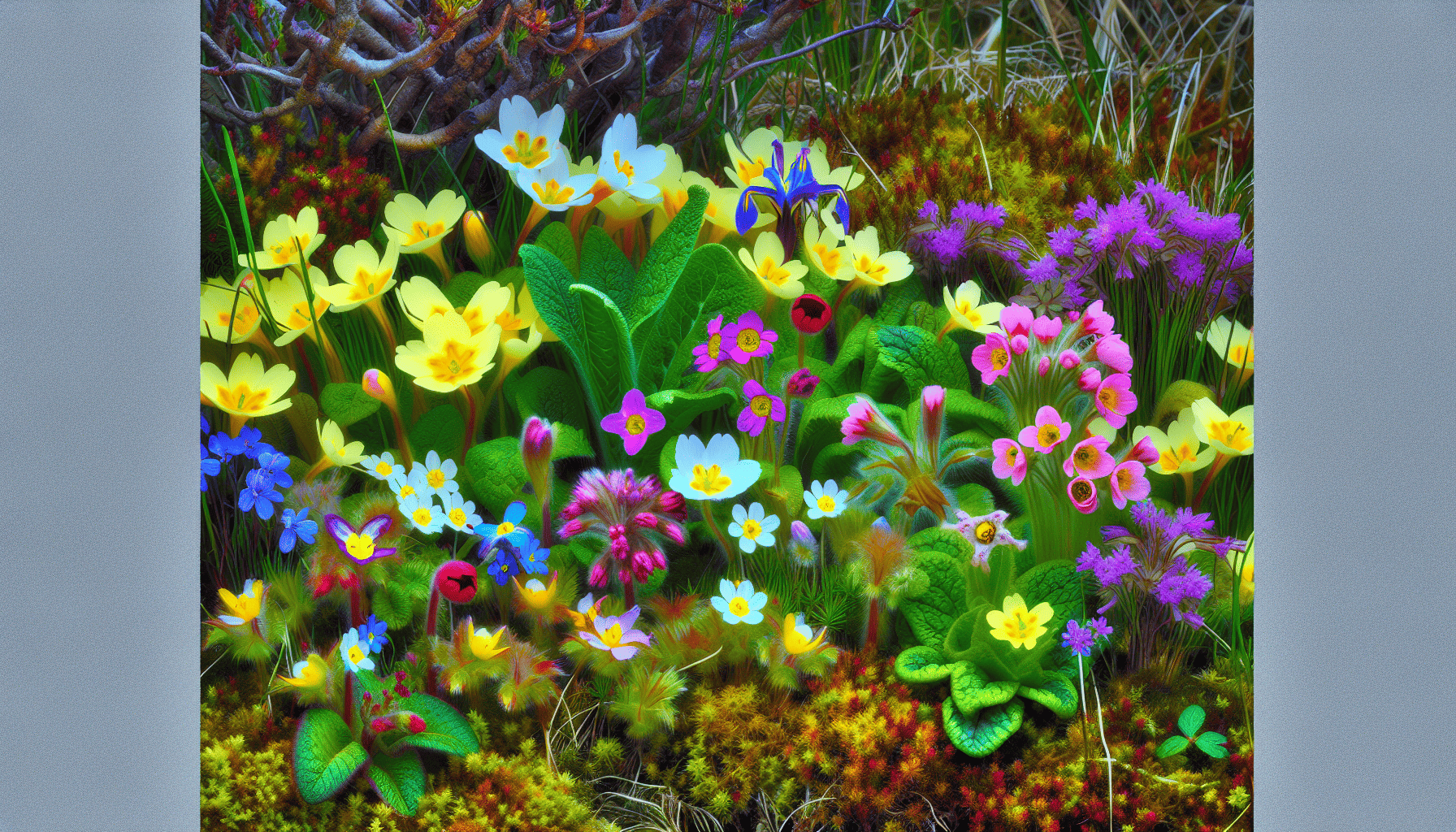 A photo of enchanting native wildflowers of Ireland