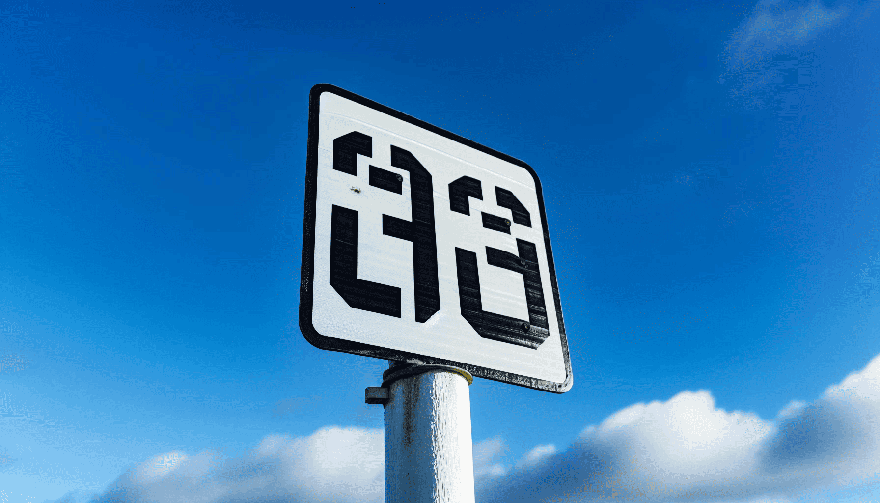 Irish speed limit sign