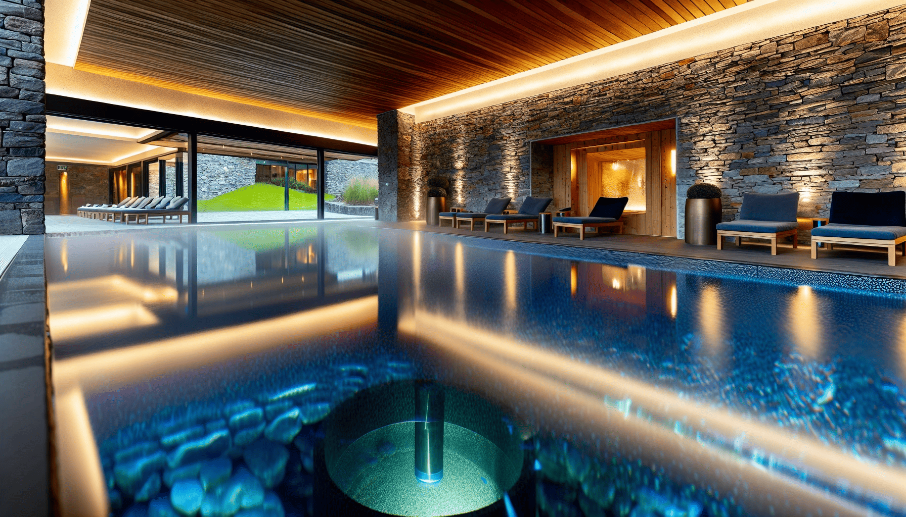 Tranquil spa thermal suite