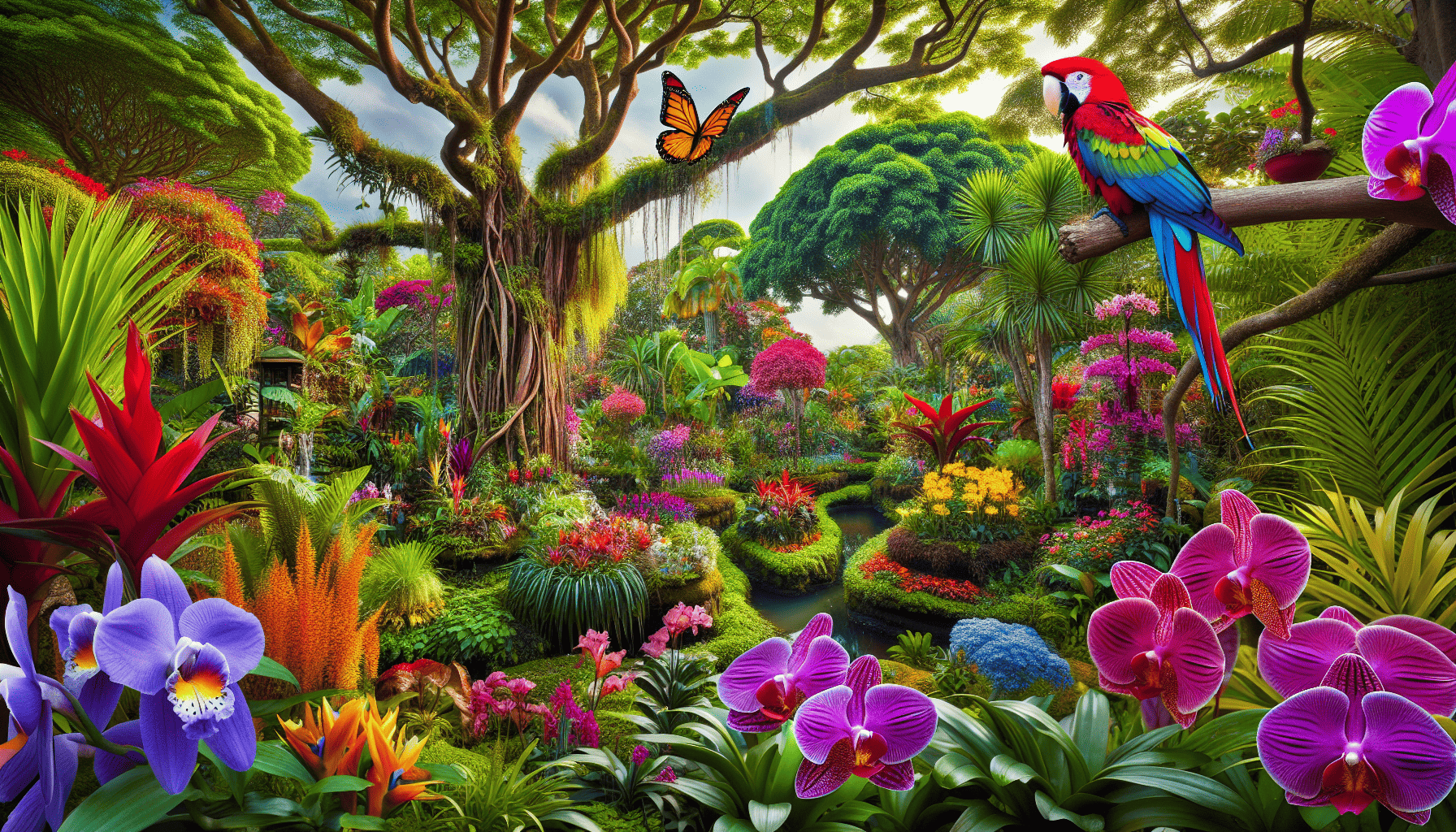 Exotic flora and fauna at Botanic Gardens
