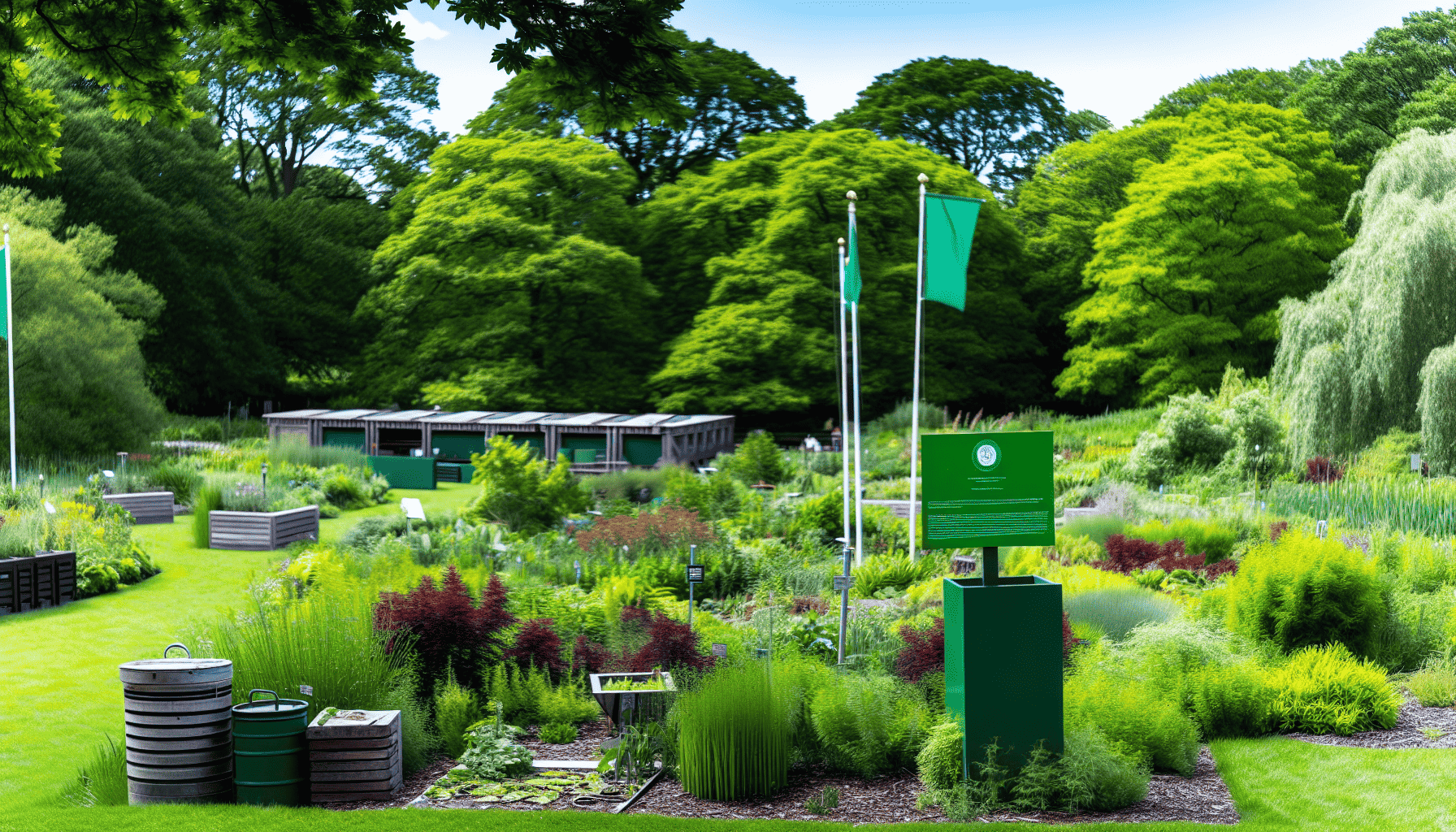 Green Flag Award at Botanic Gardens