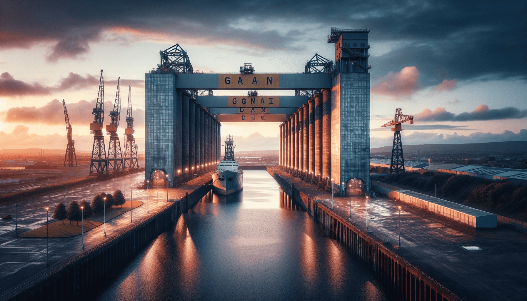 Thompson Graving Dock, an innovative engineering marvel in Belfast
