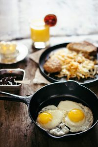 Brunch, Sunny Side up Eggs, breakfast in America