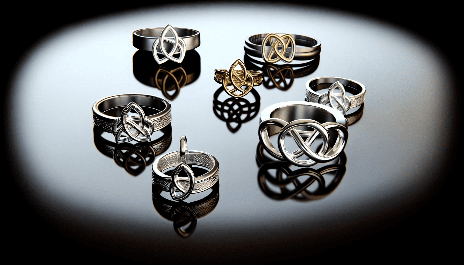 Modern trinity knot jewelry and its cultural relevance