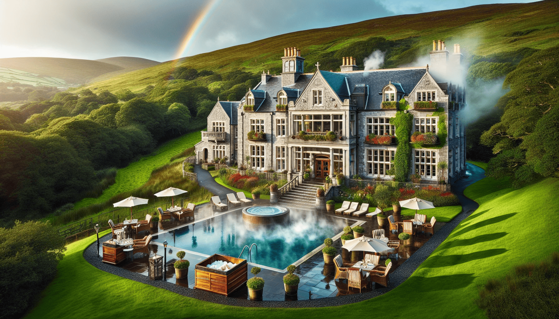 Luxurious spa hotel in Ireland