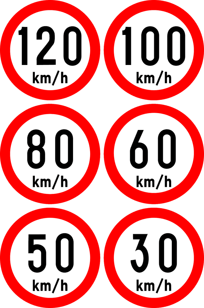 irish speed limits, speed, limit