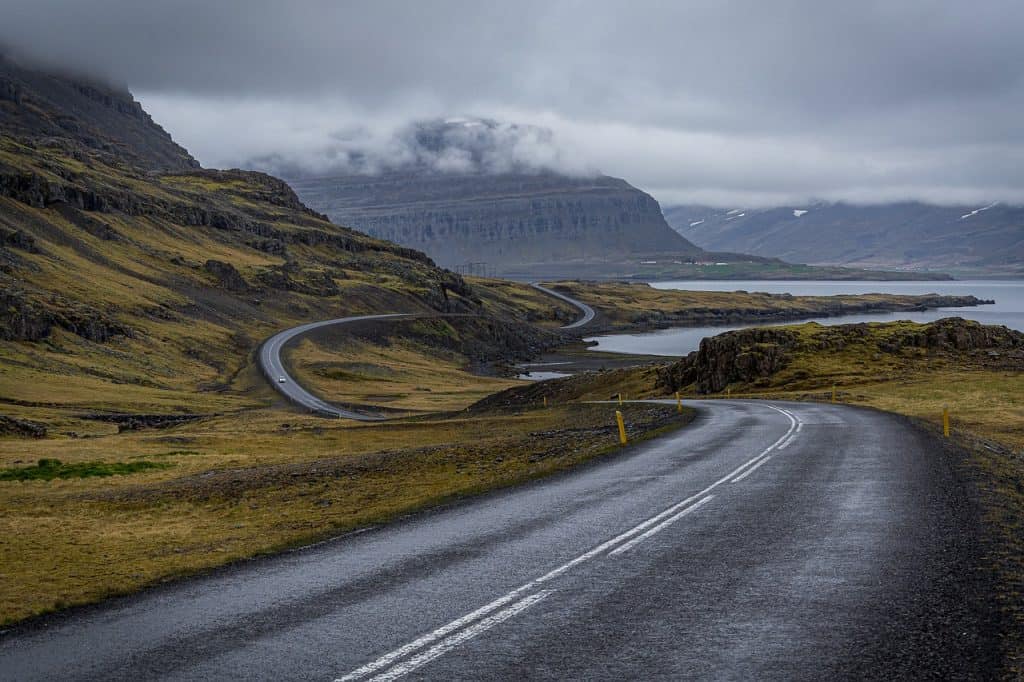 road, countryside, winding road